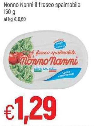 Famila Nonno Nanni il fresco spalmabile 150g offerta