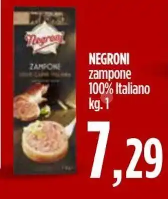 Ciro Amodio Negroni zampone 100% Italiano 1 kg offerta