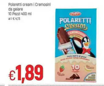 Famila Dolfin Polaretti cream i Cremosini da gelare 10 pezzi 400ml offerta