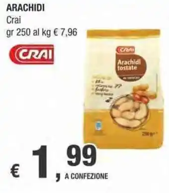Crai Crai Arachidi gr 250 offerta