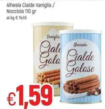 Famila Cialde Vaniglia / Nocciola Alhesia 110gr offerta