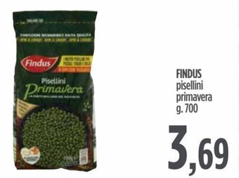 Ciro Amodio Findus pisellini primavera 700 g offerta