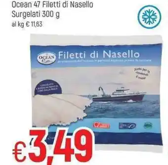 Famila Ocean 47 Filetti di Nasello Surgelati 300g offerta