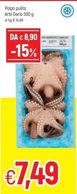 Famila Polpo Pulito Arbi Dario 500g offerta