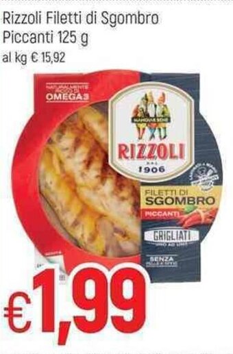 Famila Rizzoli Filetti di Sgombro Piccanti 125g offerta