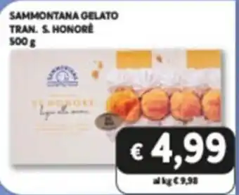 EMMEpiù Sammontana Gelato Tran. S. Honorè 500 g offerta