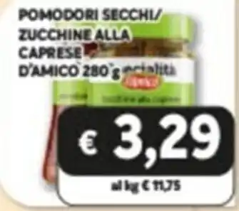 Pomodori Secchi/Zucchine Alla Caprese D'Amico 280 g