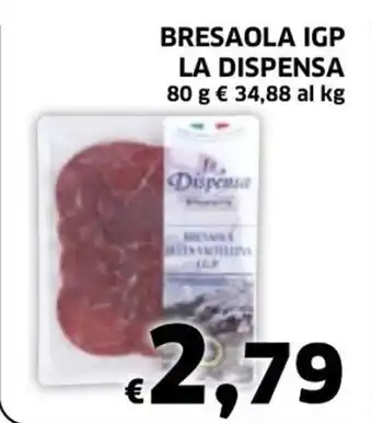 Ecu Discount La Dispensa Bresaola IGP 80 g offerta