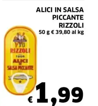 Rizzoli Alici in Salsa Piccante 50 g