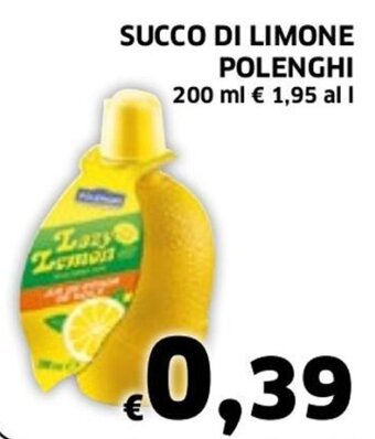 Ecu Discount Succo di Limone Polenghi 200 ml offerta