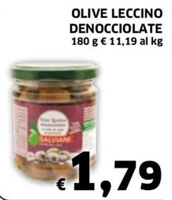 Ecu Discount Olive Leccino Denocciolate 180 g offerta