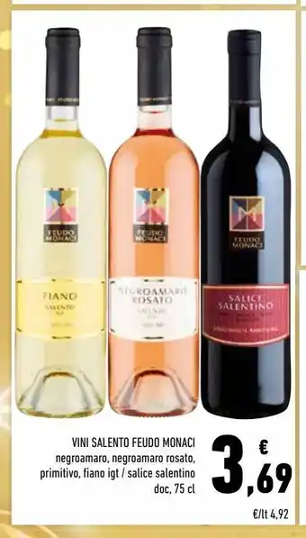 Conad Vini salento feudo monaci offerta