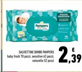 Conad Salviettine bimbo pampers offerta