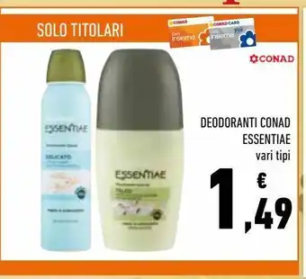 Conad Deodorante conad essentiae offerta