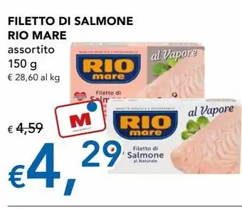 Migross Superstore Filetto di salmone rio mare offerta