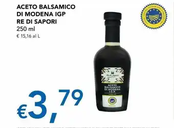 Aceto balsamico di modena igp re di sapori