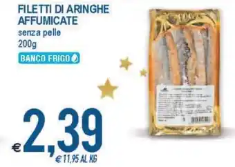 MD Discount Filetti di Aringhe Affumicate senza pelle 200g offerta