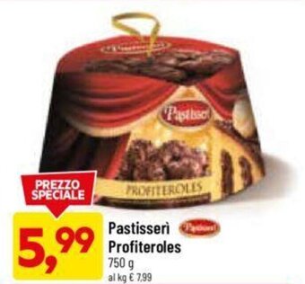 DPiù Pastisserì Profiteroles 750 g offerta