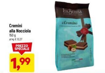 DPiù Cremini alla Nocciola 150 g offerta