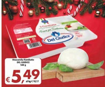 Mozzarella Fiordilatte Del Giudice 540 g