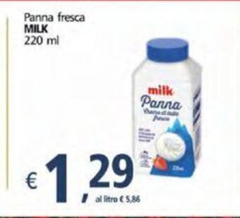 Alter Discount Panna fresca Milk 220 ml offerta