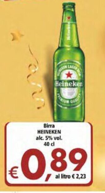 Alter Discount Birra Heineken alc. 5% vol. 40 cl. offerta