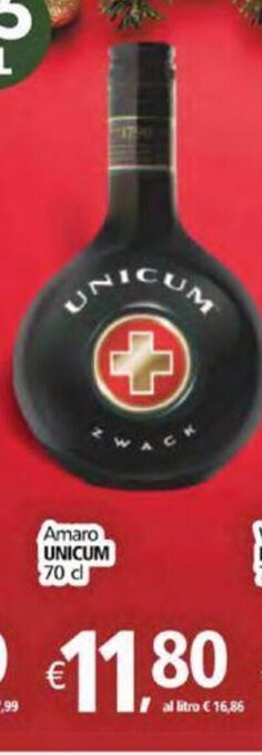 Alter Discount Amaro Unicum 70 cl offerta