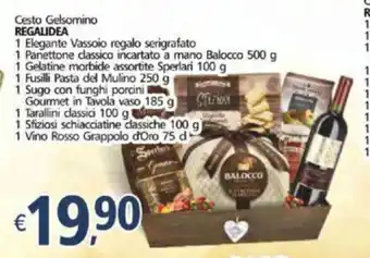 Alter Discount Cesto Gelsomino Regalidea offerta
