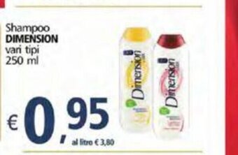 Alter Discount Dimension Shampoo vari tipi 250 ml offerta