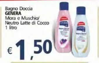Alter Discount Genera Bagno Doccia Mora e Muschio/ Neutro Latte di Cocco 1 litro offerta