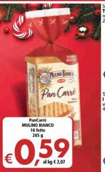 Alter Discount PanCarrè Mulino Bianco 16 fette 285 g offerta