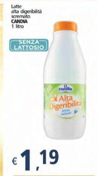 Latte Alta Digeribilità scremato Candia 1 litro