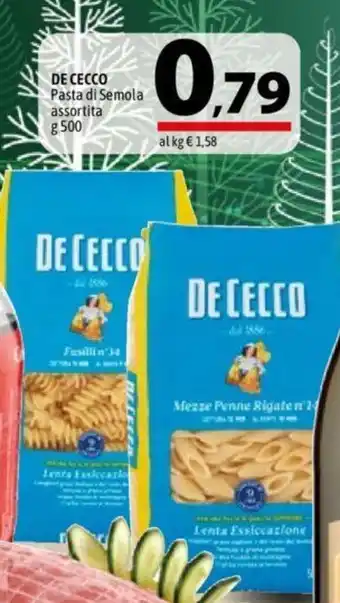 A&O De Cecco Pasta di Semola assortita 500 g offerta