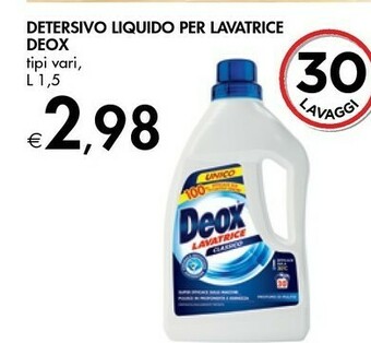 Bennet Detersivo lavatrice offerta