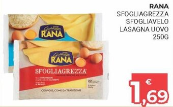 Eté Rana Sfogliagrezza Sfogliavelo Lasagna Uovo 250g offerta