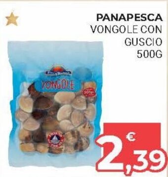 Eté Panapesca Vongole con Guscio 500g offerta