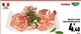 Conad Conad Braciole Di Suino Percorso Qualità offerta