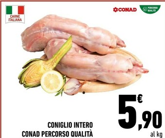 Conad Coniglio Intero offerta
