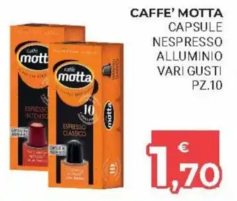 Eté Caffè Motta Capsule 10 pz. offerta