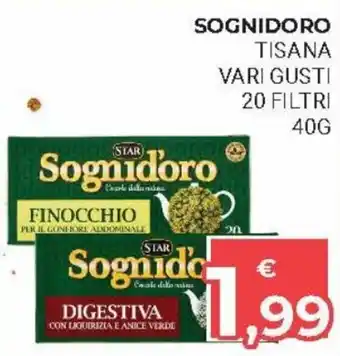 Eté Sognid'oro Tisana vari gusti 20 filtri 40g offerta
