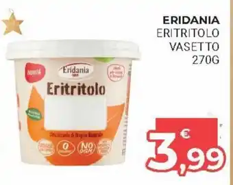 Eté Eridania Eritritolo Vasetto 270g offerta