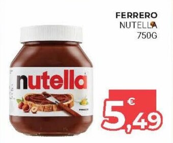 Eté Ferrero Nutella 750g offerta