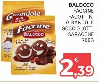Eté Balocco Faccine Fagottini Girandole Gocciolotti Saracene 700g offerta