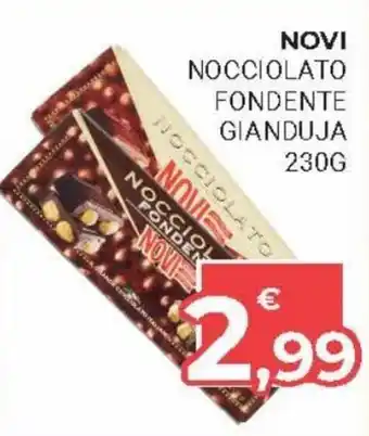 Novi Nocciolato Fondente Gianduja 230g