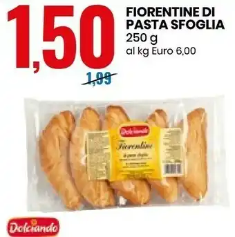 Eurospin Dolciando Fiorentine Di Pasta Sfoglia offerta