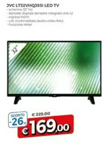 Famila Jvc LT32VHQ395L LED TV offerta