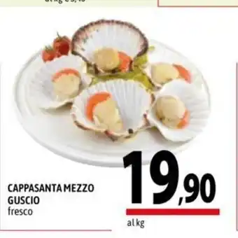 A&O Cappasanta Mezzo Guscio fresco offerta