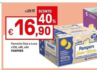 Iper La Grande Sole Pannolini Pampers offerta