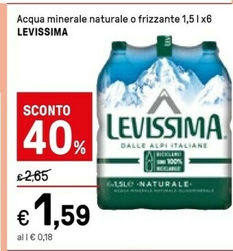 Iper La Grande Levissima Acqua offerta