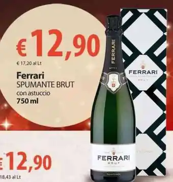 Extra Supermercati Ferrari Spumante Brut con astuccio 750 ml offerta